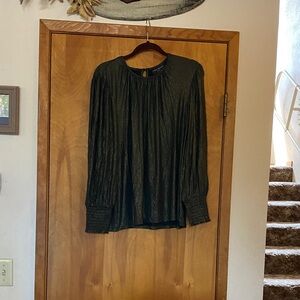 Lane Bryant Shimmering Black Blouse